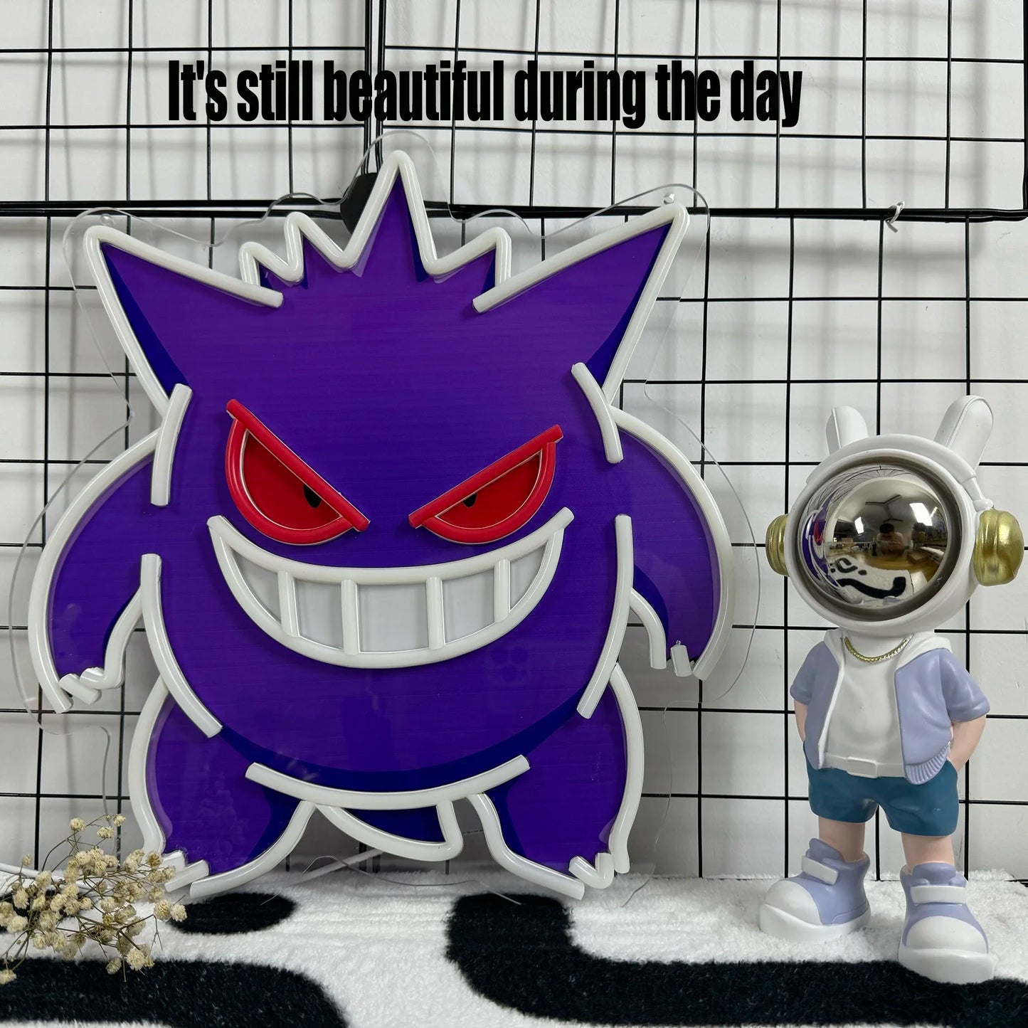 Pokemon Cool Gengar Acrylic Neon Sign LED Light USB Powered Artwork