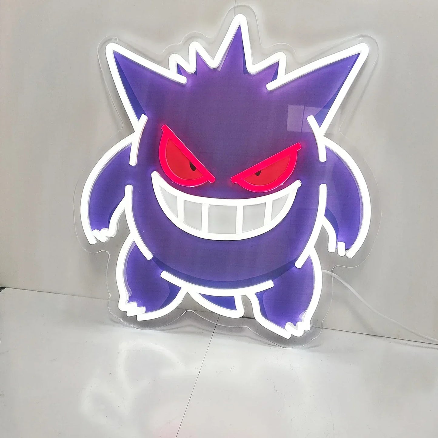 Pokemon Cool Gengar Acrylic Neon Sign LED Light USB Powered Artwork