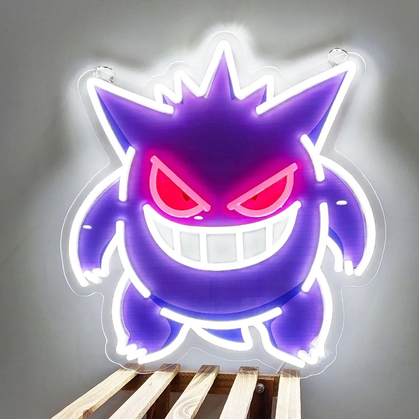 Pokemon Cool Gengar Acrylic Neon Sign LED Light USB Powered Artwork